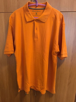 Men's orange Soul Rebel polo shirt size XL used