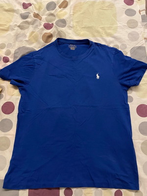 T-shirt Ralph Lauren μπλε μέγεθος M σαν καινούργιο, στενή γραμμή