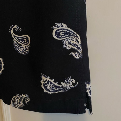 Jack & Jones men's black paisley print shirt slim fit size S new