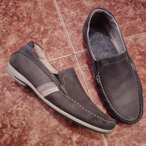 Lumberjack men's shoes size 46 used, natural leather, casual style