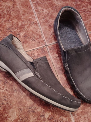 Lumberjack men's shoes size 46 used, natural leather, casual style