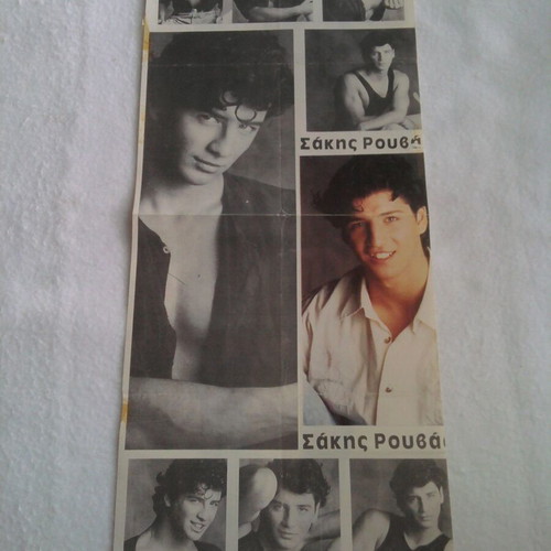 Sakis Rouvas & Beverly Hills poster used, size 50x20