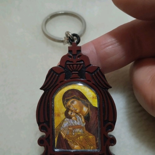 Keychain image new with Virgin Mary and Christ