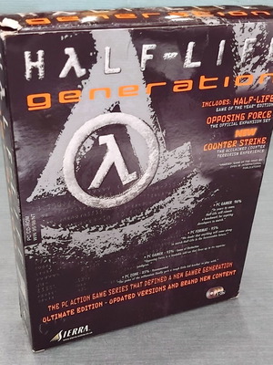 PC Big Box Half-Life Generation used