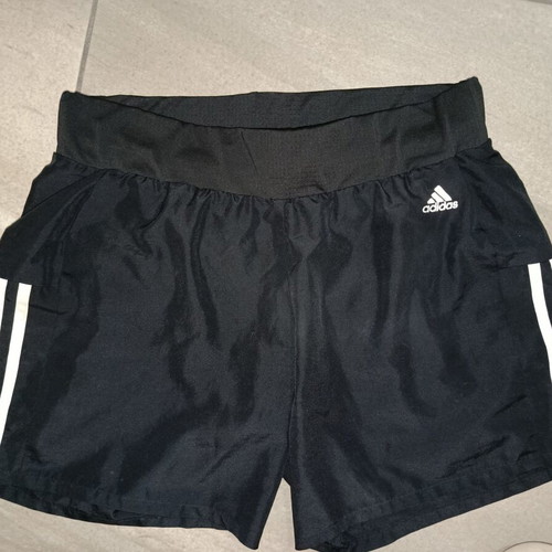 Adidas sports shorts used, black