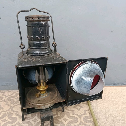 German Railway Lantern used, functional signal light