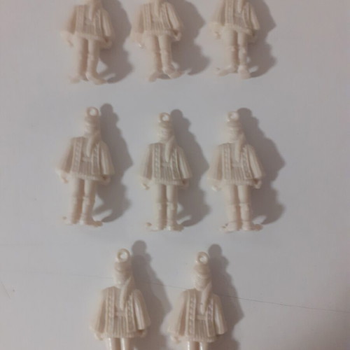 Rubber Evzones Athens figures, set of 7