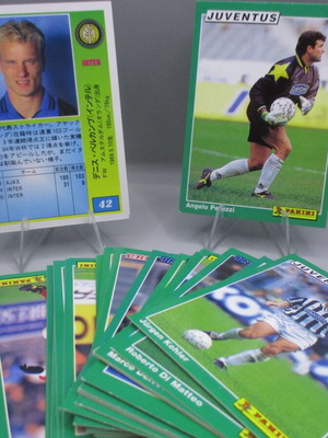 Κάρτες Panini Calcio 95 μεταχειρισμένες, ιαπωνική έκδοση, 39 τεμάχια