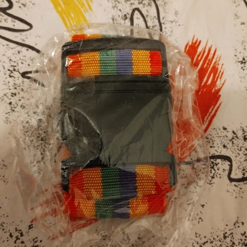 Luggage closure security strap new in packaging