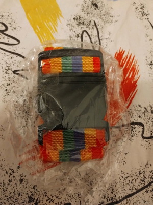 Luggage closure security strap new in packaging
