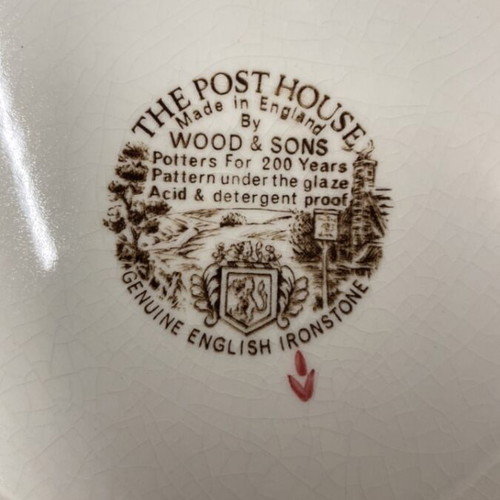 Vintage Wood & Sons The Post House decorative plate 25.4 cm, like new
