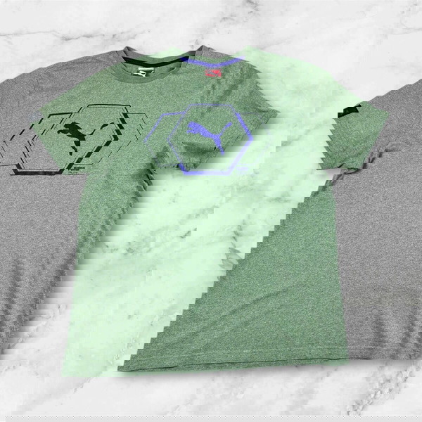 Puma T Shirt мъжки Large зелен