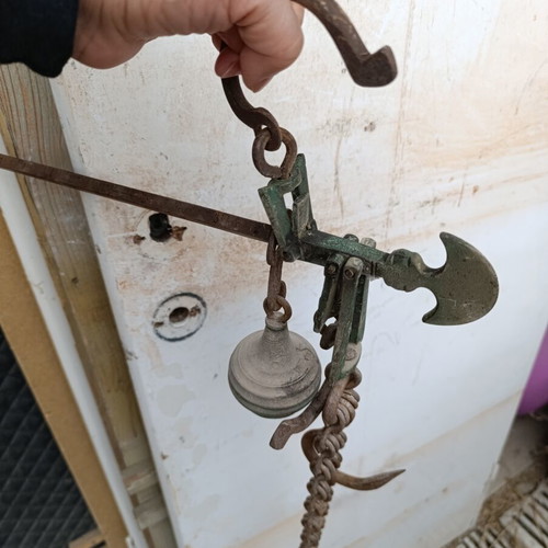 Old Kantari weight measuring tool used