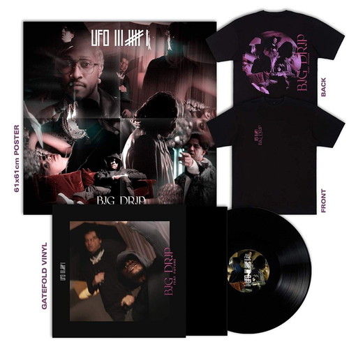 Ufo361 + Future Big Drip Bundle Deluxe Edition vinyl, T-shirt, poster new
