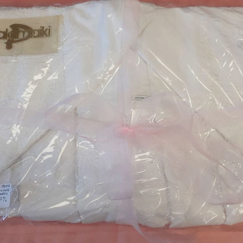 Palamaiki double bed sheets with lace, 100% cotton, new