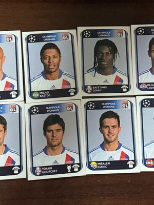 Lyon 2010-2011 Champions League sticker pack like new