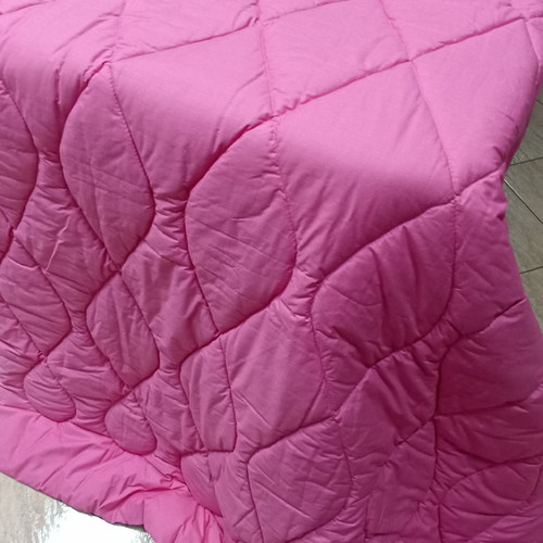 Double-sided double quilt new, 100% cotton with baked wadding