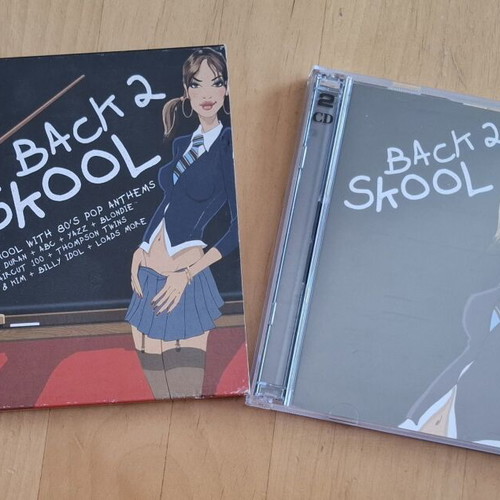 Back 2 Skool 2x CD compilation like new, 80's pop anthems
