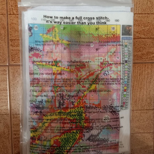 Cross stitch embroidery kit "Karavi"