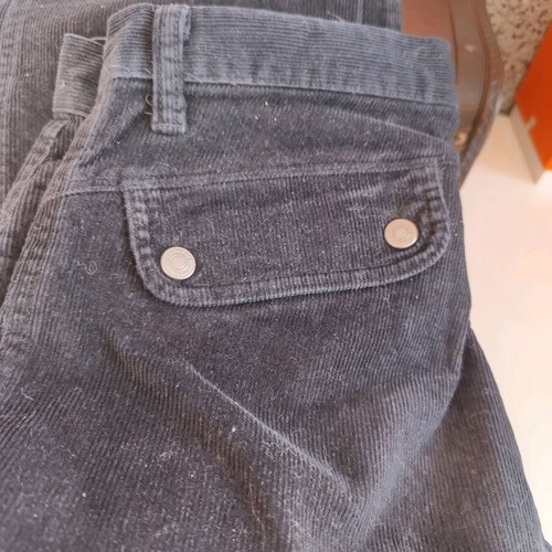 Benetton corduroy pants black straight fit like new