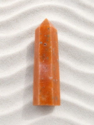 Decorative Desk Obelisk with Sunstone