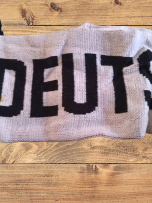 Large Germany double-sided scarf used