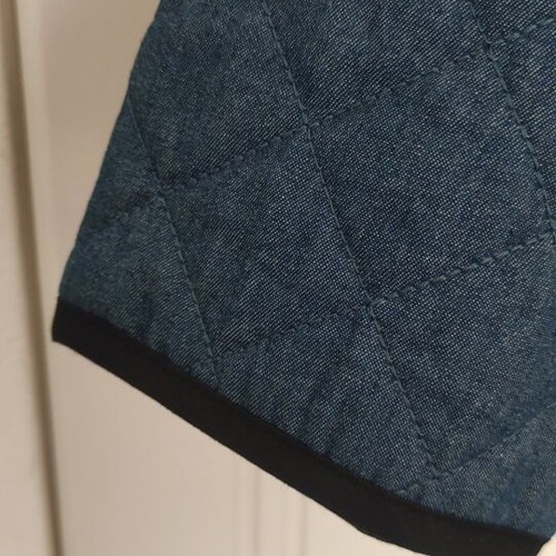 Vertice outerwear new plus size quilted high jean style