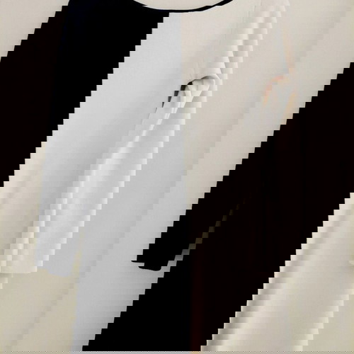 ZARA φόρεμα σαν καινούργιο, πλεκτό μίνι σε γραμμή Α, μαύρο και άσπρο