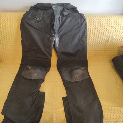 Desert motorcycle pants XXL used, polyester, black