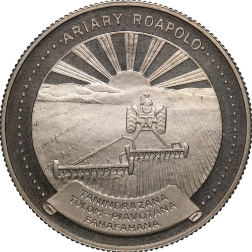 Silver Coin 20 Ariary Madagascar 1978 like new