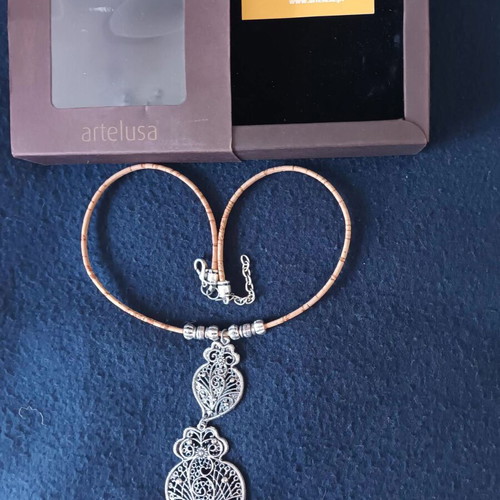 Artelusa Heart of Viana filigree pendant new