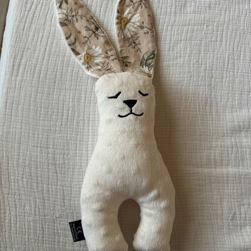 La Millou baby plush cuddle toy used, bunny