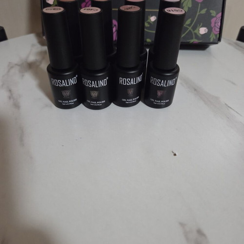 Rosalind semi-permanent gel nail polish set of 8 mini bottles 5 ml new