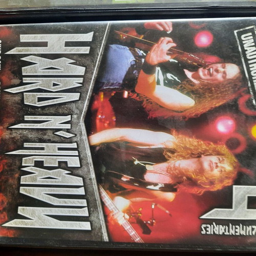 Hard rock and heavy metal DVD collections like new, pack of 4