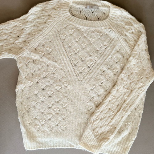Mango women's set like new, size S, white and blue