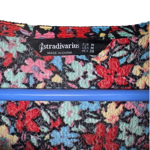 Stradivarius multicolor floral romper