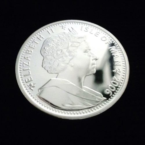 Isle of Man 2006 Elizabeth II 80th Birthday Silver Proof Silver Coin new