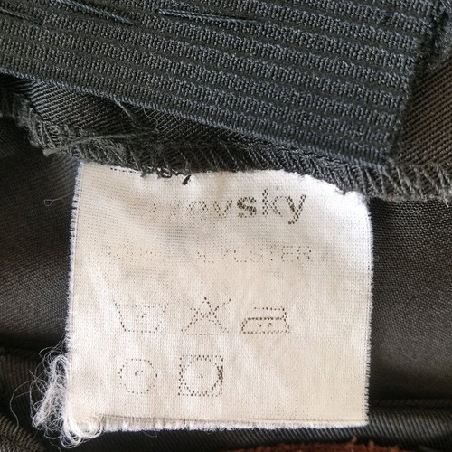 Raxevsky pants wide XXL used, repaired, black