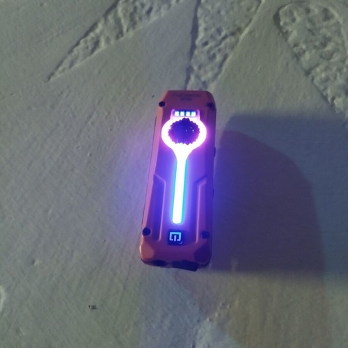 EDC 1200LM Pocket Flashlight rechargeable, metal, USB-C, 6-in-1