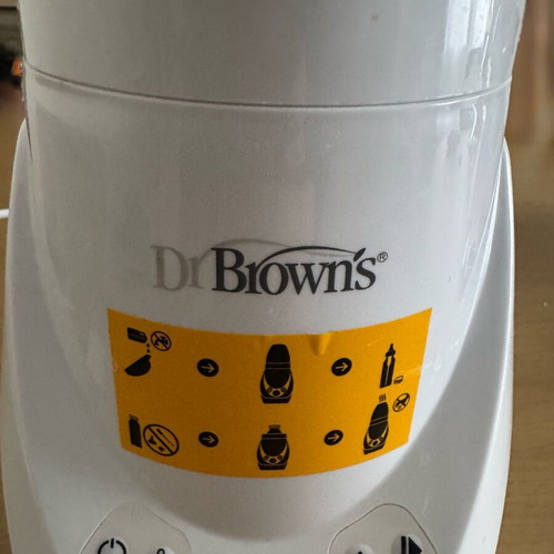 Dr. Brown's digital bottle warmer and sterilizer used