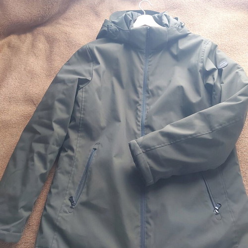 Men's thick jacket like new, khaki color, size XL