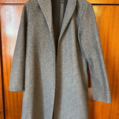 Zara women's coat gray size L like new