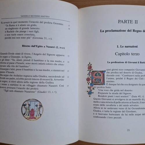 Hardcover book I Vangeli illustrati da Rembrandt like new, Italian