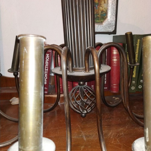 Vintage brass chandelier used (heavy)