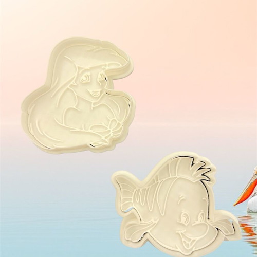 Σετ κουπ πατ Ariel και Flounder Η μικρή γοργόνα
