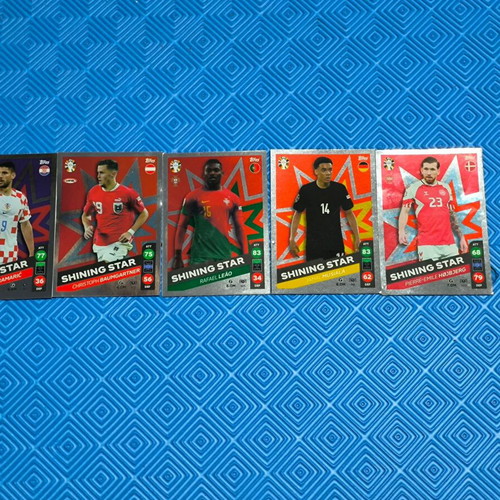 Shining Star Topps Football Card Collection like new