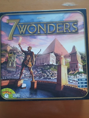 7 Wonders board game with Manneken Pis and Catan expansions, Repos