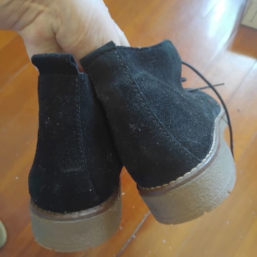 Ragazza Soft Suede Ankle Boots like new, black, size 39