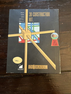 3D Construction Kit Amiga μεταχειρισμένο, σπάνια έκδοση Big Box πλήρης