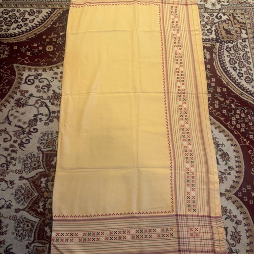 Handmade tablecloth fully hand-embroidered new beige